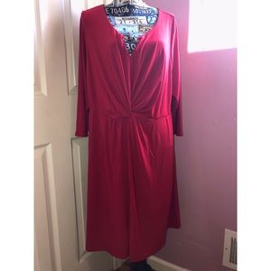 NY Collection red dress